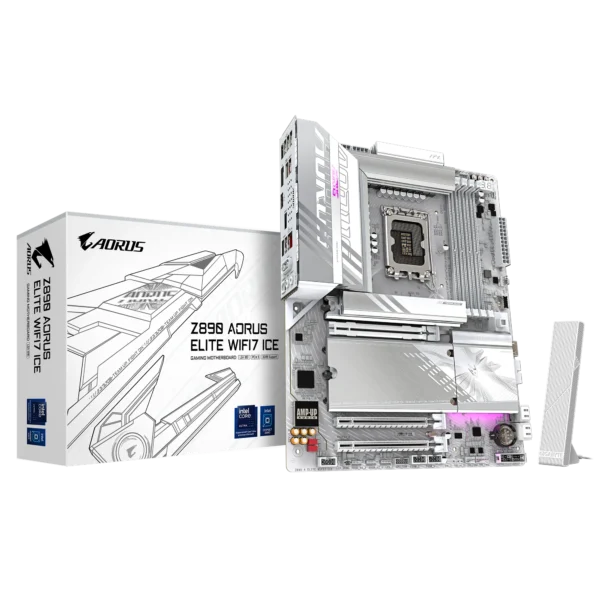 GIGABYTE Z890 AORUS ELITE WIFI7 ICE – DDR5 / PCIe 5.0 / Wi-Fi 7