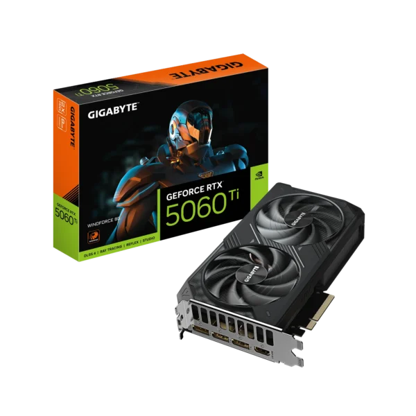 Gigabyte GeForce RTX™ 5060 Ti WINDFORCE 8G – 8 GB GDDR7