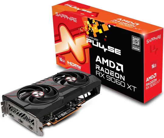 SAPPHIRE Pulse Radeon RX 9060 XT OC – 16 GB GDDR6