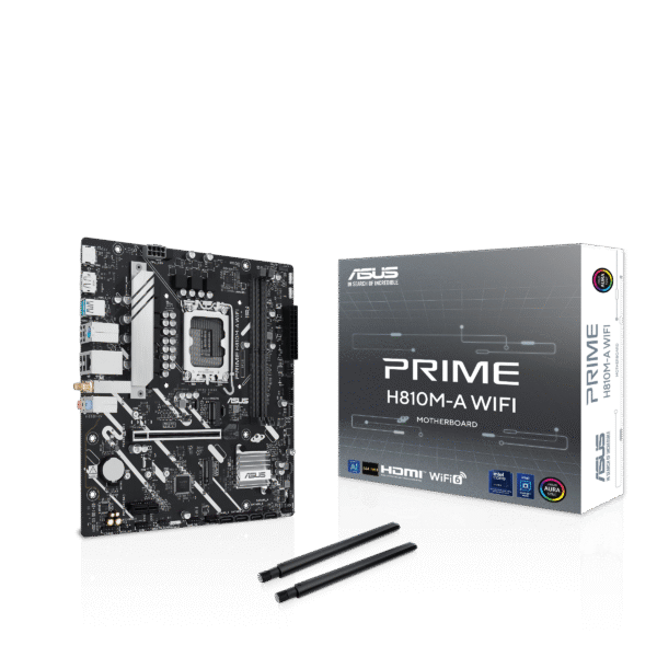 ASUS PRIME H810M‑A WIFI Motherboard (LGA 1851 • H810 • DDR5 • Wi‑Fi 6)