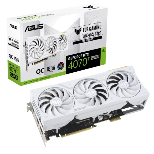 ASUS TUF Gaming GeForce RTX™ 4070 Ti SUPER BTF OC – 16 GB GDDR6X