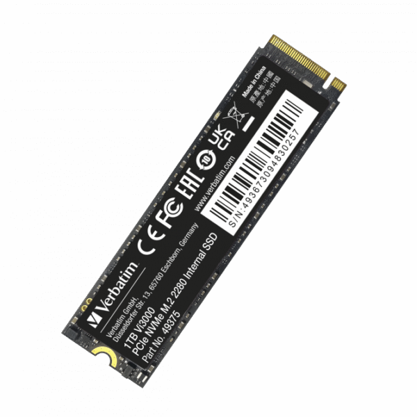 VERBATIM VI3000 PCIE NVME™ M.2 SSD – 1 TB