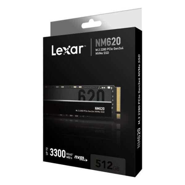 Lexar 512GB NM620 M.2 2280 PCIe G3x4 NVMe SSD