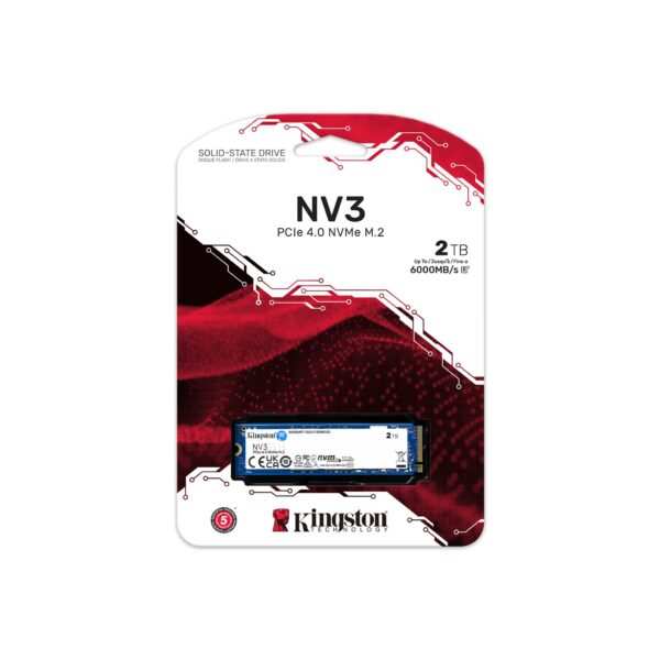 KINGSTON NV3 PCIE 4.0 NVME M.2 2TB 6000MB/S