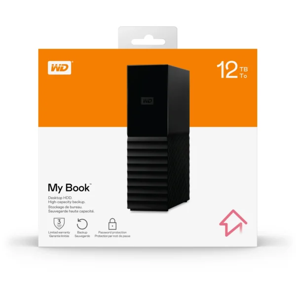 WD My Book – 12TB External Desktop Hard Drive