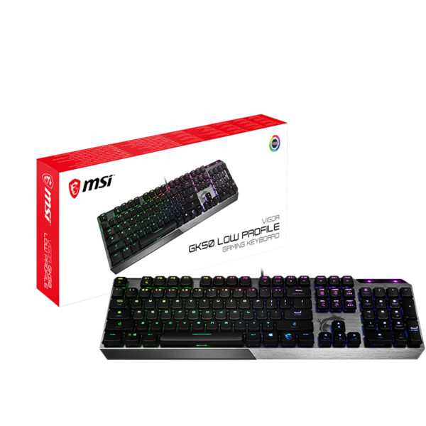 MSI VIGOR GK50 LOW PROFILE MECHANICAL GAMING KEYBOARD