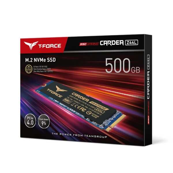 T-FORCE CARDEA Z44L 500GB M.2 PCIE GEN4 NVME SSD