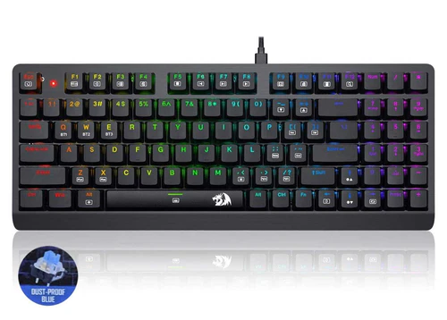 REDRAGON DRAGONWARRIOR K603P-KBS WIRELESS RGB MECHANICAL GAMING KEYBOARD WITH BLUE SWITCHES