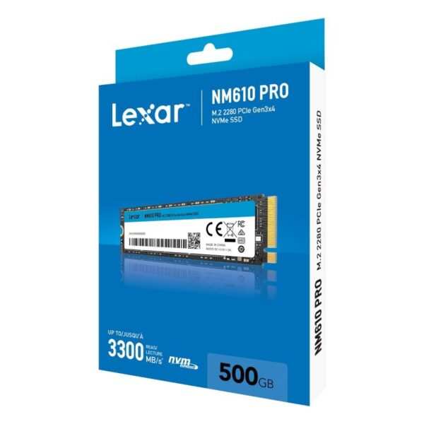 LEXAR 512GB NM610 PRO M.2 2280 PCIE GEN3X4 NVME SSD