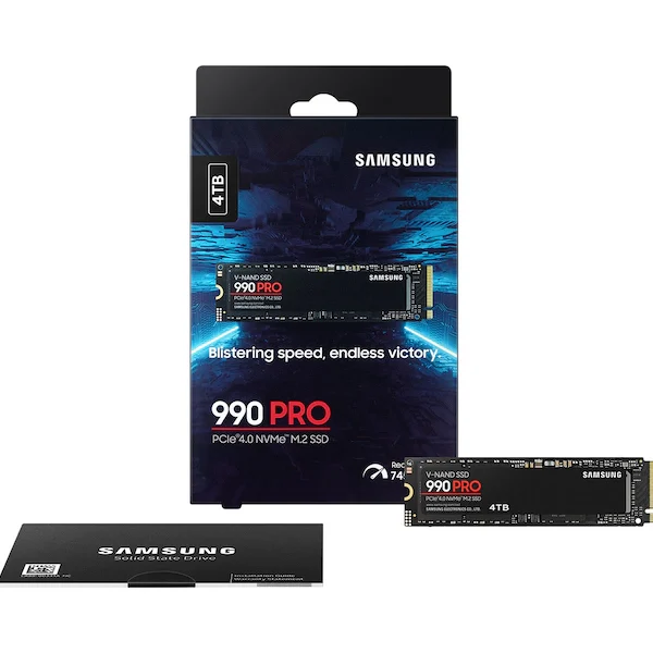 SAMSUNG 4 TB 990 PRO PCIE 4.0 X4 M.2 INTERNAL SSD