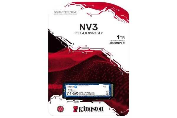 KINGSTON NV3 1TB PCIE 4.0 NVME M.2 SSD