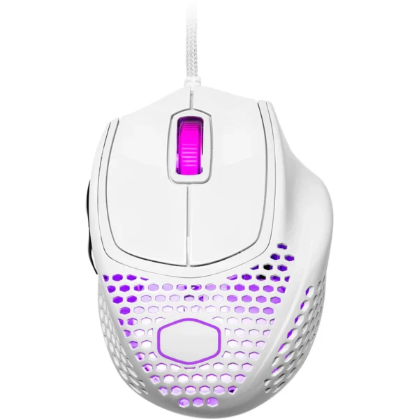 COOLER MASTER MM720 ULTRA LIGHTWEIGHT CLAW GRIP GAMING MOUSE (WHITE GLOSSY)